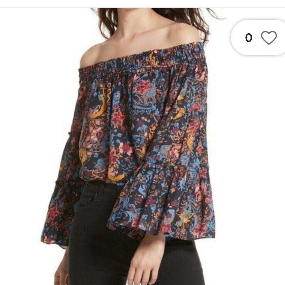 NWT Free People Spirit Off the Shoulder Top - Picture 6 of 10